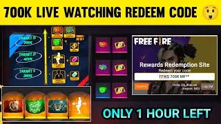 FFWS 700K LIVE WATCHING REDEEM CODE 😍