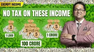 40. Exempt Income Lecture 1 | Income Tax | CA Inter, CMA Inter & CS Executive