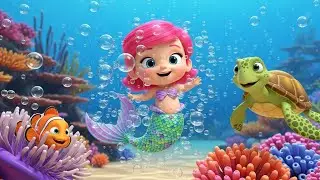 Mermaid Bubble Dance | Fun Mermaid Song for Toddlers to Watch, Sing and Dance
