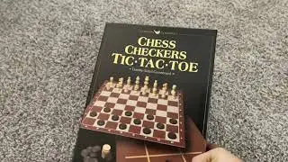 Cardinal Classics: Chess Checkers and Tic-Tac-Toe Set Box - Tabletop Board Review