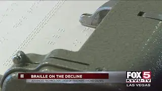 Braille on its way to becoming a lost language