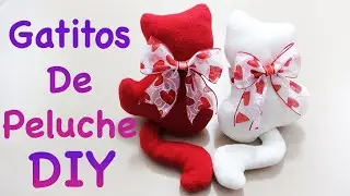 COMO HACER GATITOS DE PELUCHE | CAT PLUSHIE | KITTEN | PELUCHE DE GATO | HOW TO MAKE - YuureYCrafts