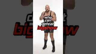 Who can defeat Bigshow 🧱 | #shortsfeed #mwesports #wrestling #wwe #shorts