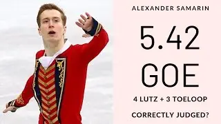 ALEXANDER SAMARIN +5.49 GOE 4Lz + 3T // Rostelecom Cup 2019 (Александр Самарин)