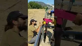 Earth anchor installation, Nuance Energy solar array - 2