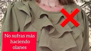 C&oacute;mo hacer Olanes para Blusa