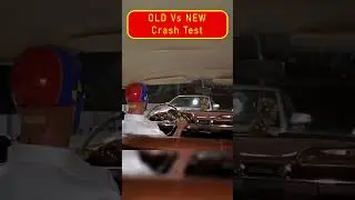 Old vs New car crash test