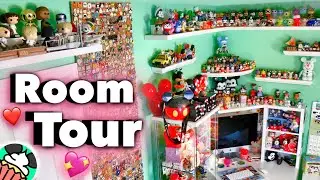 Epic Disney Room Tour & Collection Display! Valentines Day Edition! Tips, Hacks, Funko Pops, & MORE!