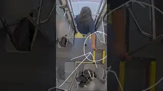 passenger grabbing knife from his bag