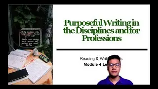 Purposeful Writing in the Disciplines and for Professions