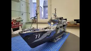 Baubericht STEVE IRWIN - Papierbastelbogen als RC-Schiff Teil 2