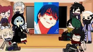 MHA BNHA villains 𝙧𝙚𝙖𝙘𝙩 𝙩𝙤 Toji | jujutsu kaisen | Gojo | deku | Gacha life