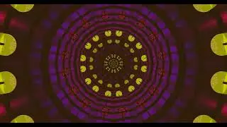 Seamless looping abstract vj screensaver with vibrant colors and