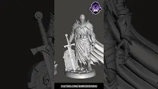 Gravewatch Knights &ndash; Undead Guardian Trio | 28&ndash;32mm Undead STL Miniature Pack