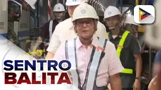 Konstruksyon ng Metro Manila Subway Project, ininspeksyon ni PBBM
