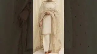 New Trendy white Suit for Eid 2025