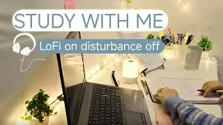 🌨️ 1-HOUR STUDY WITH ME | 🎧 Lofi On Disturbance Off | Pomodoro 25/5