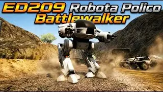 ED209 Trump Battlewalker (from Robocop Movie) in Battlefield 2142
