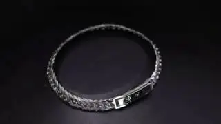 Mens' Platinum Bracelet - Dual 015 Curb Chain width 10mm Part04 | Enzo Jewelry