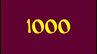 Challenge Countdown From 1000 in 19.5x speed