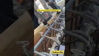 🔫 Get A Close Up Of The #Rebar Tying Gun In Action | Tying Over 50 #RebarStirrups 😳🦾 #concrete