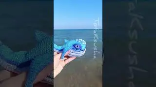Baby whale, Crochet toy pattern by TotaKsusha, Kseniya Abdullina #crochettoy #amigurumi