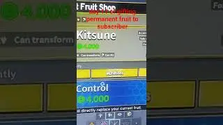 Day 11 of gifting permanent fruit to subscriber on blox fruits subscribe#roblox#bloxfruits#giveaway