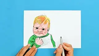 How to draw Success Kid meme