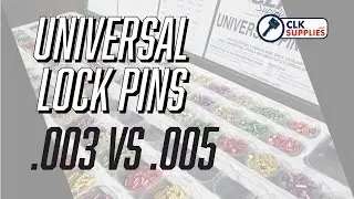 Locksmithing History: .003 vs .005 Universal Lock Pins (Pin Tumblers) - Which Is Better?