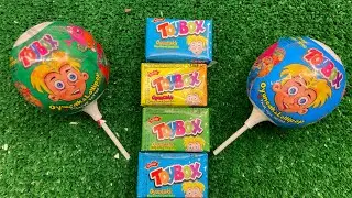Satisfying Video | Unboxing GIANT Rainbow Lollipop Candy with Yummy Sweets Cutting ASMR