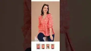 top 10 messho short Kurtis under 300/- for women fashion #trending #fashion#india #meesho #