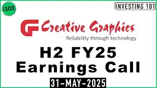 Creative Graphics Solutions India Limited H2 FY25 Earnings Call | Creative Graphics H2 FY25 Concall