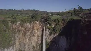 Video Drone Air Terjun Sipiso-piso Sumatera Utara  free coyright
