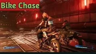 FINAL FANTASY 7 BIKE FIGHT SCENE HD (REMAKE)