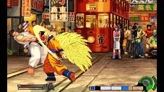 M.U.G.E.N. (PC) RYU vs GOKU (SUPER SAIYAN 3) 