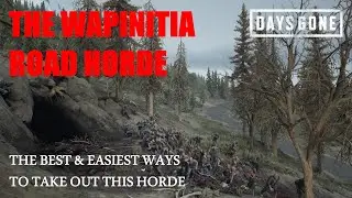 Days Gone - THE WAPINITIA ROAD HORDE, The Best & Easiest Ways To Take Out This Horde.