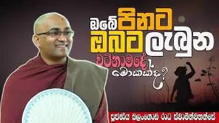 ඔබේ පෙර පිනට ඔබට ලැබුන වටිනාම දේවල් ගැන ඔබ දැන සිටියාද? | Ven Balangoda Radha Thero | Daham Potha