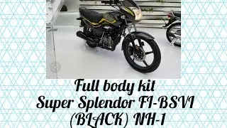 Full body kit Super Splendor FI-BSVI (Feb, 2020) price list #full body kit price list