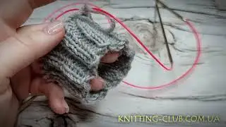 Крестообразный набор петель (болгарский зачин) по кругу