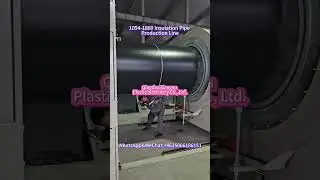 1054-1860 Insulation Pipe Production Line #machine #pipelining #factory