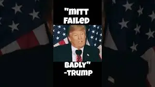 Trump&rsquo;s comments on Mitt: &ldquo;He would have dropped to his knees.&rdquo; #shorts #politics #political