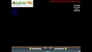Premier League A Quarter Final John McKenna vs Niall Sweeney