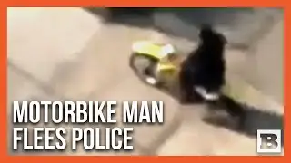 Motorbike Man DESPERATELY Attempts to Evade Police After Causing 