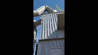 Работа установки Базовая 1620 мм сжигаем буровой шлам