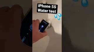 iPhone 5s water test