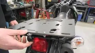 The best way to Install a Pelican Case on a motorcycle.