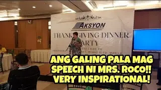 Sonia Roco compares ISKO to late husband Sen. Raul Roco!  Very happy sya to see the party's growth!