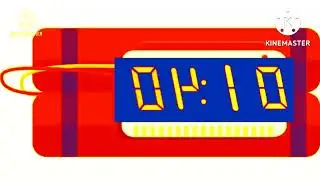 100 Seconds Countdown BBC Digital Bomb Timer in Robot Flip