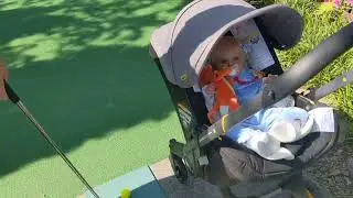 Rutina de tarde con mi beb&eacute; reborn Daniela vamos al  Mini Golf