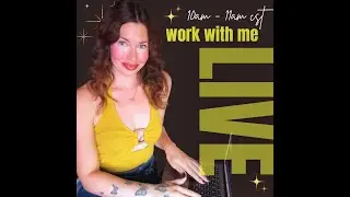 🍂🎃 COZY WORK WITH ME LIVE! | Claire Holliday LIVE